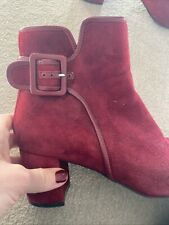 Bennett red suede for sale  MARKET HARBOROUGH