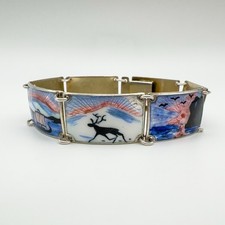 Vintage norwegian enamelled for sale  UK