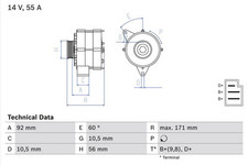 Bosch 0986033740 lichtmaschine gebraucht kaufen  Bautzen-Umland II