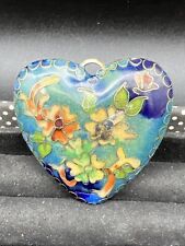 Vintage cloisonne heart for sale  Kenai