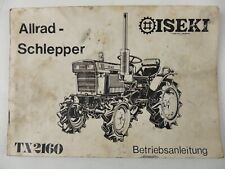 Iseki betriebsanleitung allrad gebraucht kaufen  Oldenburg (Oldenburg)