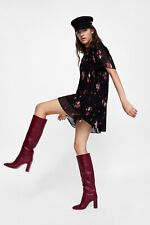 Zara stiefel bordeaux gebraucht kaufen  Velden