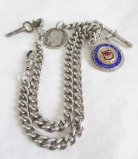 Silver double albert for sale  THETFORD