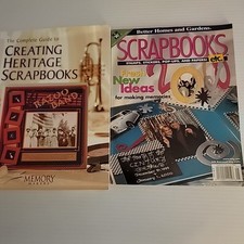 Lot of 2 Scrapbooking Books - Creating Heritage Scrapbooks & BHG Scrapbooks  segunda mano  Embacar hacia Mexico
