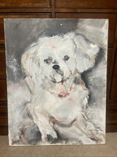 oil painting maltese dog for sale  Midlothian