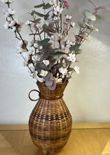 Woven bamboo vase for sale  Santa Rosa