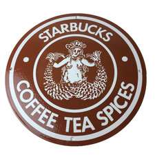 Vintage starbucks sign for sale  Houston
