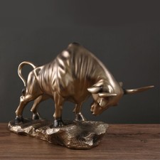 Brass bull ornament for sale  COALVILLE