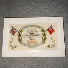 Ww1 embroidered silk for sale  PRESTON