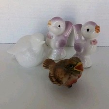 Lote misto de 4 estatuetas vintage pássaros porcelana cerâmica todas feitas no Japão comprar usado  Enviando para Brazil