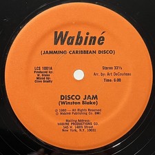 Reggae, Funk / Soul Wabiné - Disco Jam Wabiné Productions, usado comprar usado  Enviando para Brazil