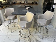3 chrome bar stools for sale 3 chrome bar stools for sale  WAKEFIELD