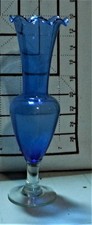 blue bud vase cobalt glass for sale  Eunice
