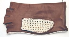 Mitaines cuir crochet d'occasion  France