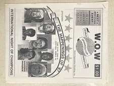 W.o.w organization wrestling for sale  Palm Beach Gardens