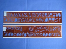 Schrift schablonensatz standar gebraucht kaufen  Wuppertal