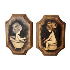Hanging wood plaque for sale  Milltown