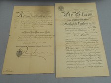 Urkunden preußen zum gebraucht kaufen  Zeuthen