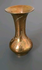 Antique brass vase for sale  LINCOLN