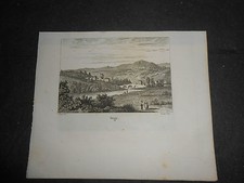 1836 incisione bulino usato  Roma