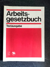 Arbeitsgesetzbuch ddr textausg gebraucht kaufen  Ruhla