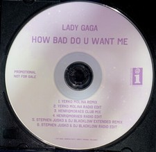 Lady Gaga How Bad Do U Want Me 2 Remixes Single Promo CD 6 tracks MAYHEM limited comprar usado  Enviando para Brazil