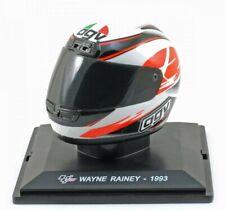 DEAGOSTINI 1/5 AGV CAPACETE DE CORRIDA WAYNE RAINEY FINAL RACE & VICE-CAMPEÃO MOTOGP 1993 comprar usado  Enviando para Brazil