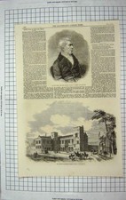 Old antique print for sale  UK
