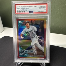 2010 TOPPS RED HOT ROOKIES REDEMPTION #RHR4 MIKE STANTON ROOKIE RC PSA 10 comprar usado 2010 TOPPS RED HOT ROOKIES REDEMPTION #RHR4 MIKE STANTON ROOKIE RC PSA 10 comprar usado  Enviando para Brazil