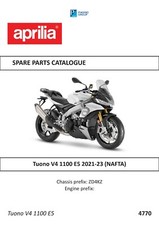 Aprilia parts manual for sale  Lexington