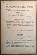 Demonte 1888 regio d'occasion  Expédié en Belgium
