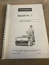 ransomes mastiff for sale ransomes mastiff for sale SUDBURY