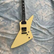 Guitarra elétrica Explorer cor amarela creme traste corpo de mogno, usado comprar usado  Enviando para Brazil