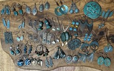 Lote 34 Brinco Cigano Boho 34 Verde Turquesa Azul Metal Misto Vários Estilos comprar usado Lote 34 Brinco Cigano Boho 34 Verde Turquesa Azul Metal Misto Vários Estilos comprar usado  Enviando para Brazil