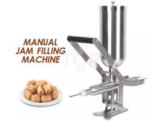 Usado, Churros de aço inoxidável máquina de encher geléia manual enchimento creme chocolate 4,5L comprar usado  Enviando para Brazil