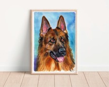 Ritratto cane pastore usato  Villaricca