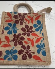 Jute bag zip for sale  SOUTH CROYDON