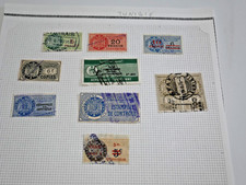 Tunisie lot timbres d'occasion  Grièges