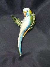 Vintage enamel parot d'occasion  Expédié en Belgium