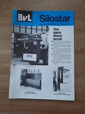Prospekt bvl silo gebraucht kaufen  Dornhan