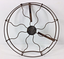 Antiga escrivaninha General Electric 12" ventilador guarda gaiola de aço fabricante de equipamento original por volta da GE EUA comprar usado  Enviando para Brazil
