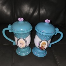 Disney On Ice Frozen Princess Anna & Elsa 7" Conjunto de Copo Cálice Colecionável de Plástico, usado comprar usado  Enviando para Brazil