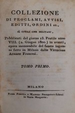 Collezione proclami avvisi usato  Cambiago