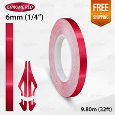 Chrome red 6mm for sale  COALVILLE