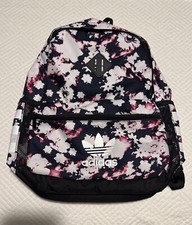 Mochila Adidas preta floral Rn#90288 floral, usado comprar usado  Enviando para Brazil