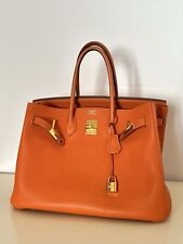 Hermes birkin orange usato  Roma