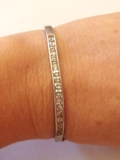 Sterling silver hinged for sale  DONCASTER