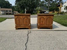 Vintage wooden nightstands for sale  Evans