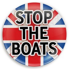 Stop boats badge for sale  STOKE-ON-TRENT