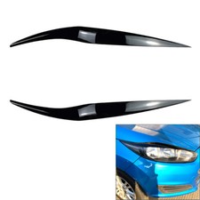 Tampa de sobrancelha para farol preto brilhante acabamento Ford Fiesta MK6.5 2013-2017 comprar usado  Enviando para Brazil